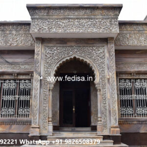 Classic Villa Design with Grand Front Elevation No-12008