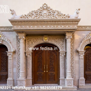 Elegant Classic Villa Design with Grand Entrance No-12028