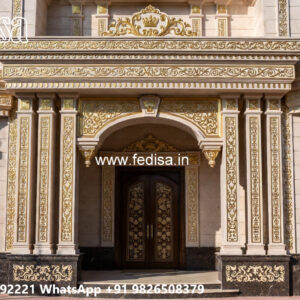 Classic Villa Design with Beautiful Roof Architecture No-12029
