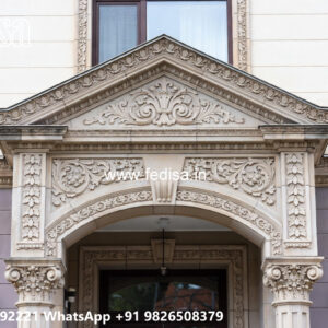 Classic Villa Design with Beautiful Balcony Railings No-12073