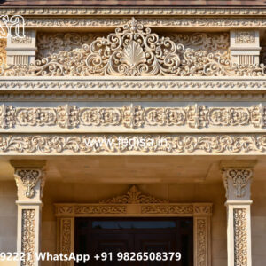 Classic Villa Design with Elegant Front Elevation No-12091