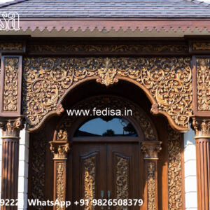 Classic Villa Design with Beautiful Villa Landscaping No-12100