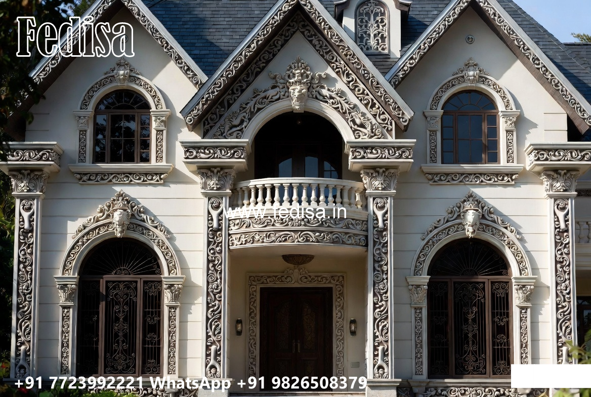 Luxury House Design with Grand Front Elevation No-12188