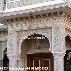 Classic Villa Design with Decorative Pillar Details No-314