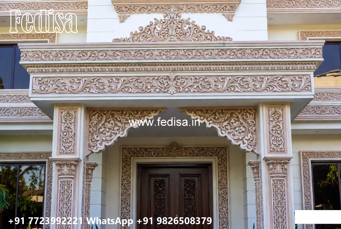 Luxury Classic Villa Design with Elegant Hall Ideas No-335