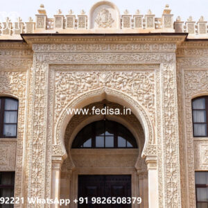 Classic Villa Design with Decorative Iron Railings No-356