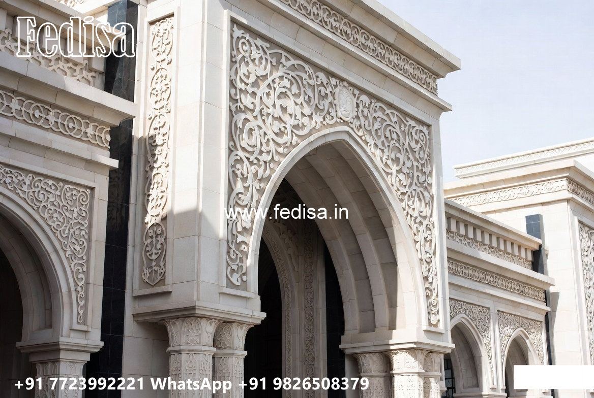 Classic Villa Design with Luxury Exterior Landscaping No-369