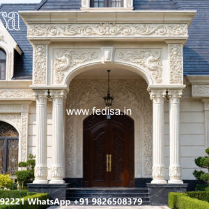 Classic Villa Design with Artistic Wall Decor Ideas No-412