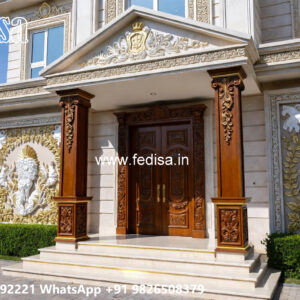 Classic Villa Design with Elegant Courtyard Inspiration No-439