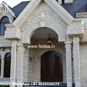 Classic Villa Design with Beautiful Marble Details No-440