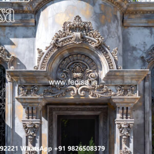 Classic Villa Design with Stylish Front Garden No-443