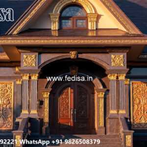 Luxury House Design with Elegant Home Entrance No-539