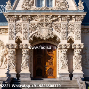 Classic House Design with Beautiful Garden Landscape No-621