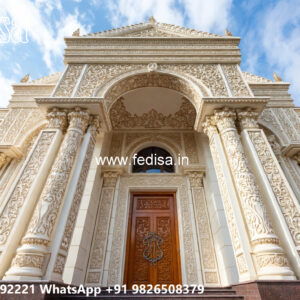 Classic House Design with Decorative Pillar Concepts No-623