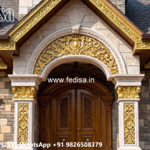 Classic House Design with Stunning Roof Architecture No-625