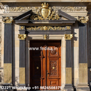 Classic House Design with Stylish Marble Flooring No-657