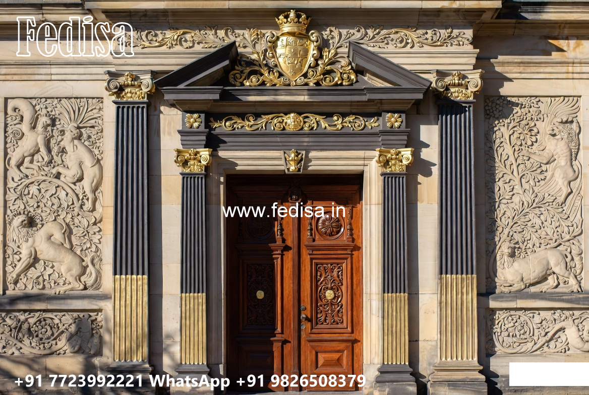 Classic House Design with Stylish Marble Flooring No-657