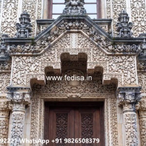 Classic House Design with Decorative Iron Railings No-686
