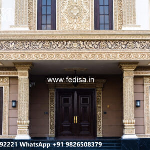 Classic House Design with Elegant Exterior Lighting No-699