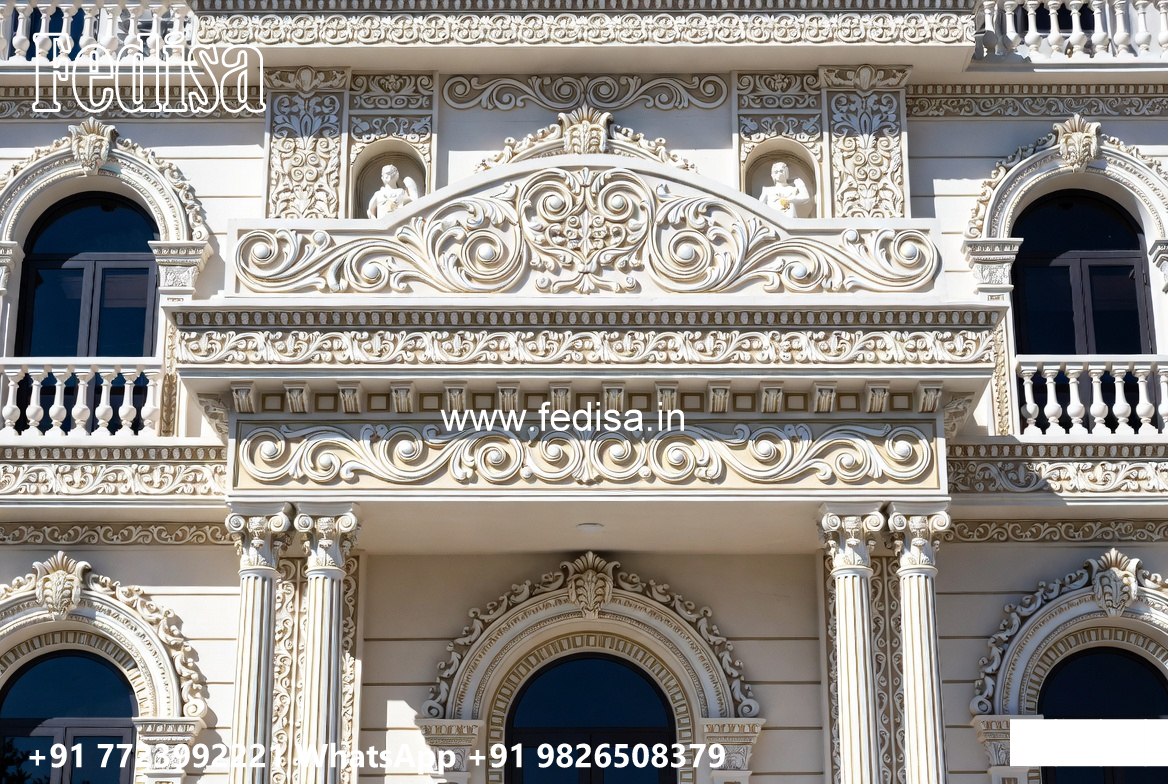 Classic House Design with Decorative Pillar Beauty No-729