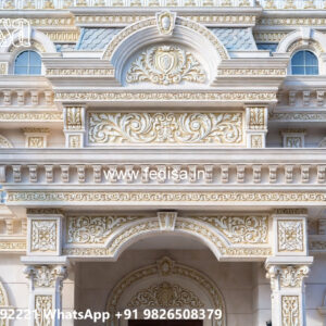 Classic House Design with Beautiful Exterior Gardens No-739