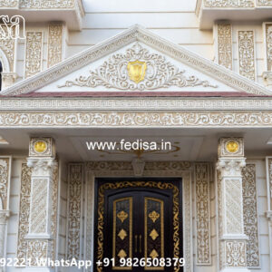Classic House Design with Traditional Decorative Details No-748