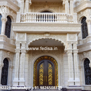 Elegant Classic Villa Design with Marble Finishes No-765