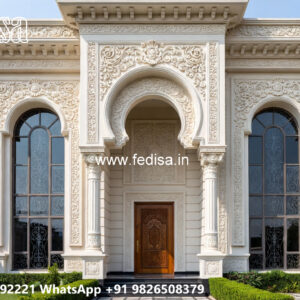 Classic Villa Design with Beautiful Roof Architecture No-779