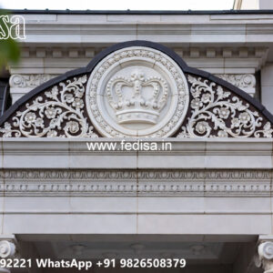 Classic Villa Design with Elegant Home Entrance No-799