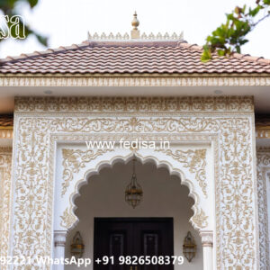 Classic Villa Design with Luxury Exterior Landscaping No-819