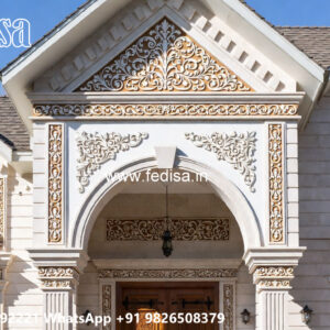 Classic Villa Design with Beautiful Balcony Railings No-823