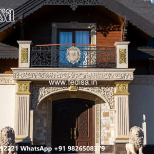 Classic Villa Design with Stylish Entryway Decor No-847
