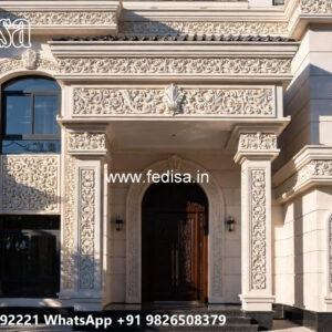 Luxury House Design with Wooden and Marble Finishes No-921