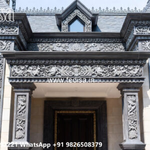 Modern Luxury House Design with Glass Facade No-961
