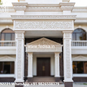 Luxury House Design with Elegant Home Entrance No-989