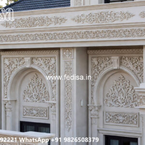 Luxury House Design with Grand Entrance Door Ideas No-1014
