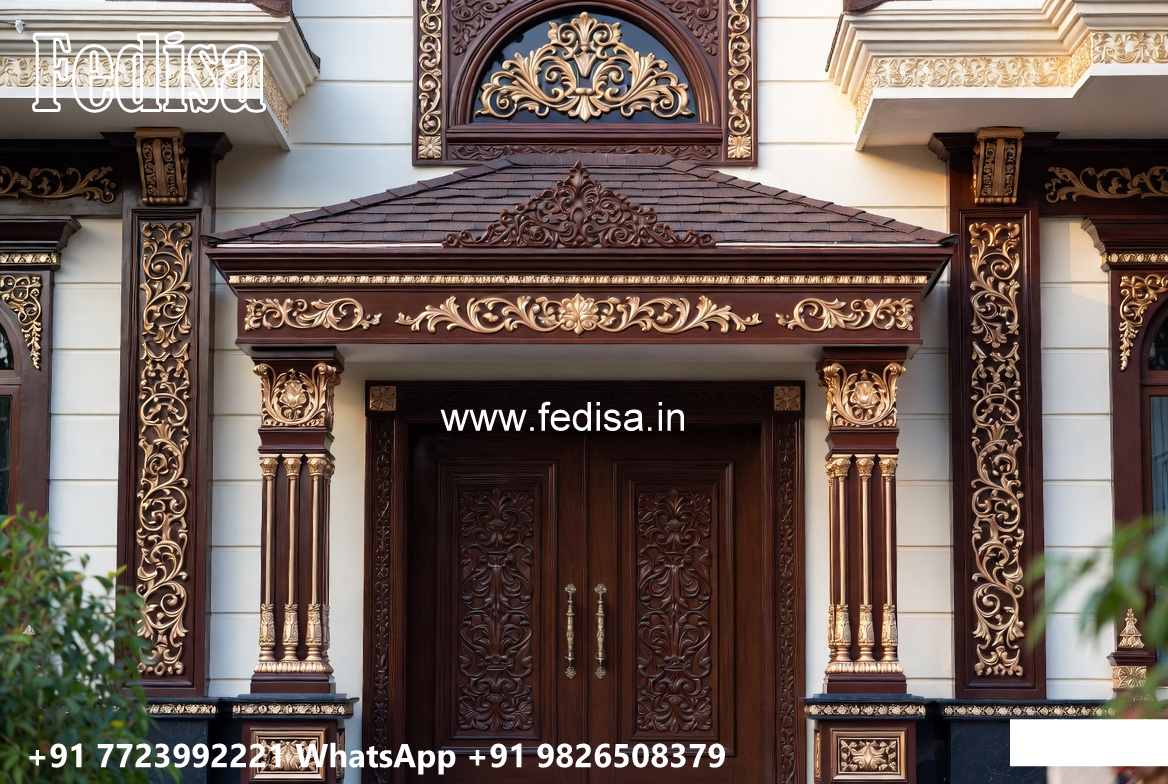 Beautiful Classic House Design with Elegant Details No-1094