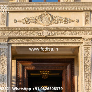 Classic House Design with Elegant Outdoor Lighting No-1114