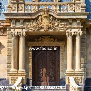 Classic House Design with Beautiful Garden Decor No-1144