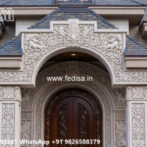 Classic House Design with Elegant Exterior Lighting No-1149