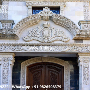Classic House Design with Elegant Hall Interior No-1152