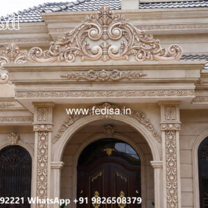 Classic House Design with Rich Marble Decor No-1156