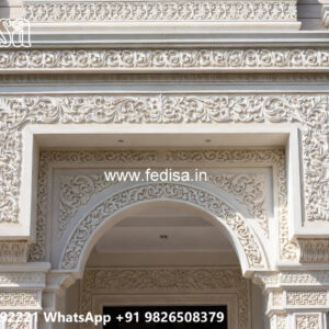 Classic House Design with Elegant Marble Staircase No-1174