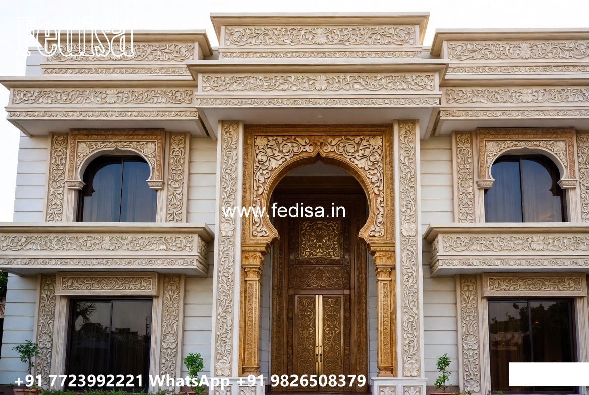 Classic House Design with Traditional Decorative Details No-1198