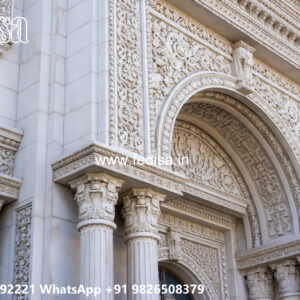 Elegant Classic Villa Design with Marble Finishes No-1215