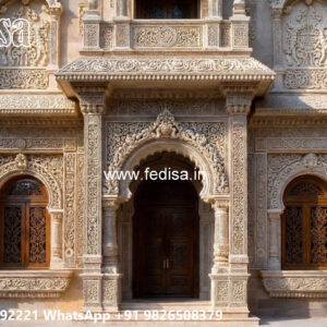 Classic Villa Design with Stylish Marble Flooring No-1232