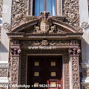 Classic Villa Design with Decorative Stone Cladding No-1324