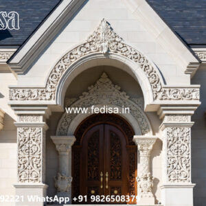 Classic Villa Design with Decorative Exterior Features No-1337