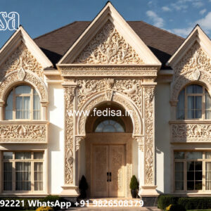 Classic House Design with Beautiful Staircase Ideas No-1530