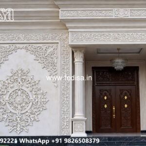 Classic House Design with Elegant Courtyard Ideas No-1556